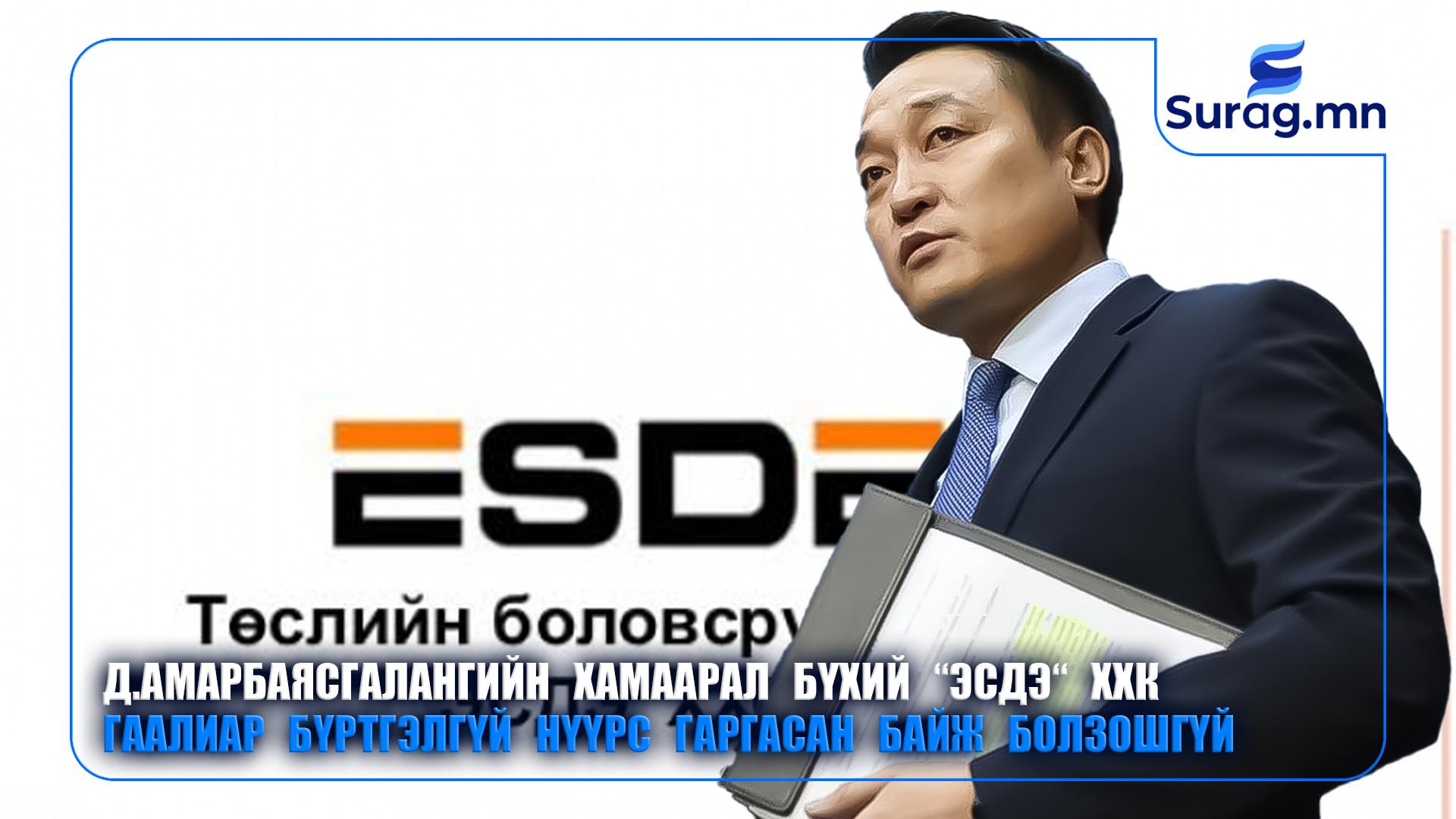 Сонсгол: Д.Амарбаясгалангийн хамаарал бүхий “ЭСДЭ“ ХХК гаалиар бүртгэлгүй нүүрс гаргасан байж болзошгүй